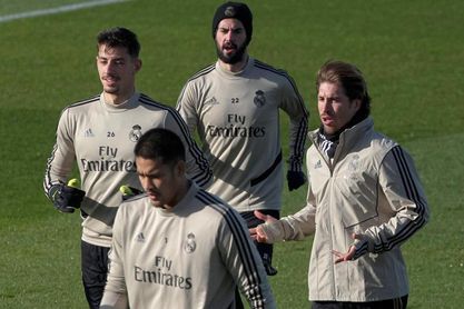Ramos se entrena con el grupo en vísperas del Sevilla Ramos se entrena con el grupo en vísperas del Sevilla
