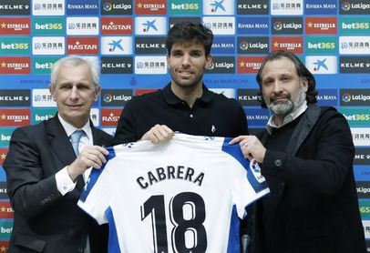 Cabrera: "Acepté venir sin temor porque creo en este club" Cabrera: "Acepté venir sin temor porque creo en este club"