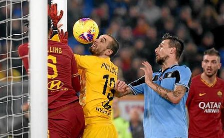 El error de Pau López supuso el 1-1 entre Roma y Lazio. El error de Pau López supuso el 1-1 entre Roma y Lazio.