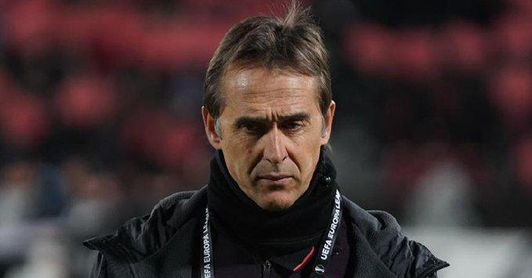 El rostro de Lopetegui resume bien el sentir del sevillismo. El rostro de Lopetegui resume bien el sentir del sevillismo.