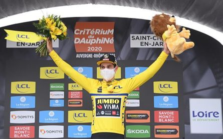 Van Aert sigue inspirado y es el primer líder del Dauphiné Van Aert sigue inspirado y es el primer líder del Dauphiné