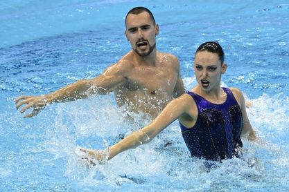 Pau Ribes y Emma García logran la medalla de plata en el dúo libre Pau Ribes y Emma García logran la medalla de plata en el dúo libre
