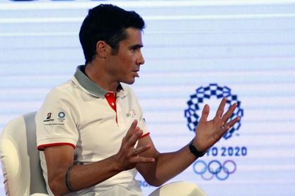 Gómez Noya: "Estoy ilusionado para pelear por lo máximo en Tokio" Gómez Noya: "Estoy ilusionado para pelear por lo máximo en Tokio"