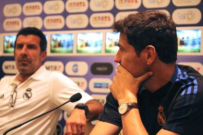 Leyendas del Barça y Real Madrid esperan dar el máximo en el Clásico en Israel Leyendas del Barça y Real Madrid esperan dar el máximo en el Clásico en Israel
