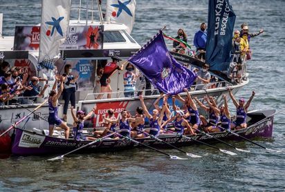 Santurtzi amenaza la hegemonía de Hondarribia en la Bandera de La Concha Santurtzi amenaza la hegemonía de Hondarribia en la Bandera de La Concha