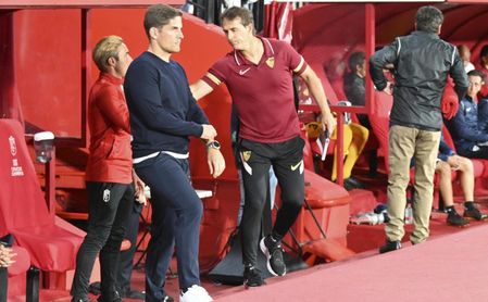 Robert Moreno, feliz con su Granada: "Anulamos al Sevilla, un gran rival que llegaba imbatido" Robert Moreno, feliz con su Granada: "Anulamos al Sevilla, un gran rival que llegaba imbatido"