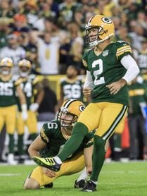 22-25. Crosby anota el gol de campo del triunfo de los Packers luego de fallar tres 22-25. Crosby anota el gol de campo del triunfo de los Packers luego de fallar tres