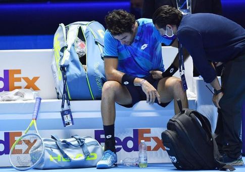 Berrettini, baja en el equipo de Italia para la Copa Davis Berrettini, baja en el equipo de Italia para la Copa Davis