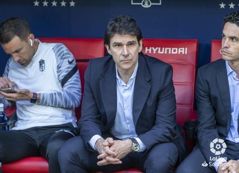 Aitor Karanka, en el banquillo del Metropolitano. Aitor Karanka, en el banquillo del Metropolitano.