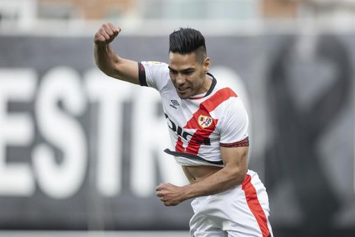 1-1. Falcao rescata al Rayo en un minuto 1-1. Falcao rescata al Rayo en un minuto