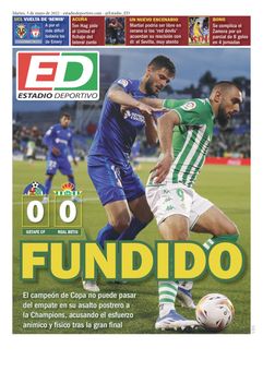 La portada de ESTADIO Deportivo para el martes 3 de mayo de 2022