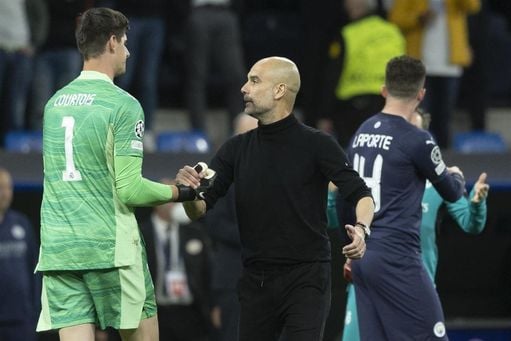 El idilio de Guardiola en el Bernabéu también sucumbe a la magia blanca El idilio de Guardiola en el Bernabéu también sucumbe a la magia blanca