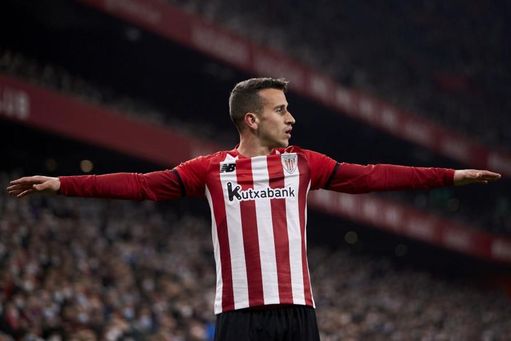 Álex Berenguer, con la elástica del Athletic Club. Álex Berenguer, con la elástica del Athletic Club.