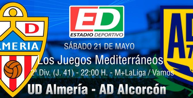Una victoria de la UD Almería contra el Alcorcón le permite certificar el ascenso a Primera división.