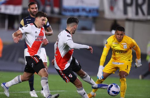 8-1. Álvarez anota seis goles de récord para la goleada de River ante Alianza