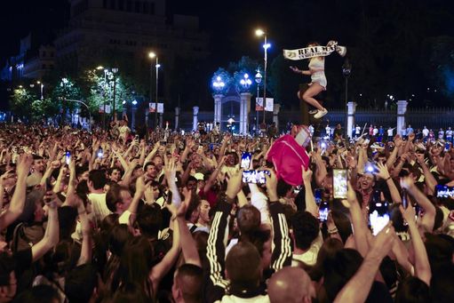 El Madrid celebra título domingo en Cibeles a las 20,15 horas